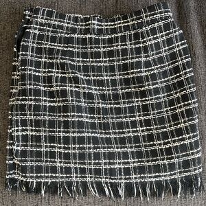Fringe mini skirt
